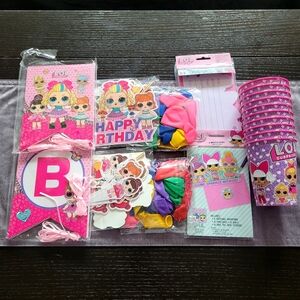 L.O.L Surprise Doll Birthday Party Decor Set